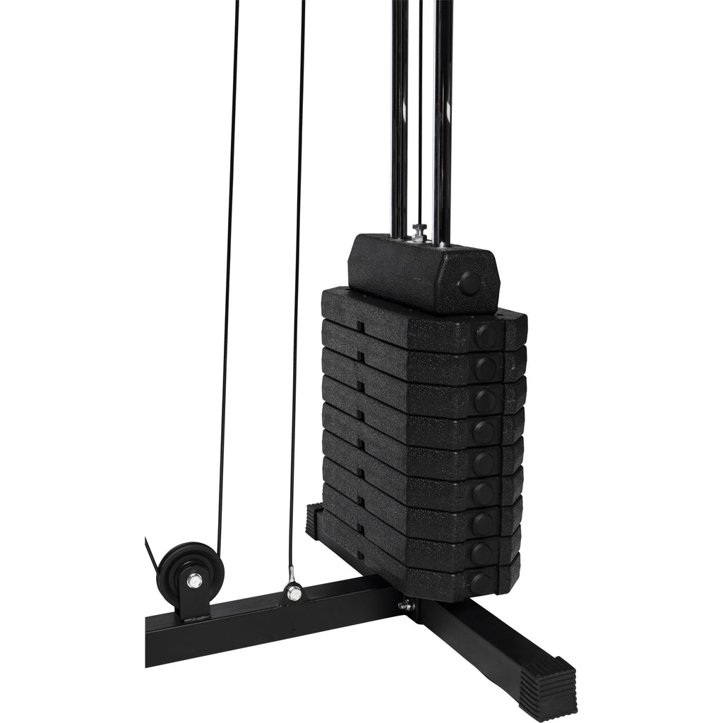 Namų treniruočių stotis su 45 kg svorių bloku