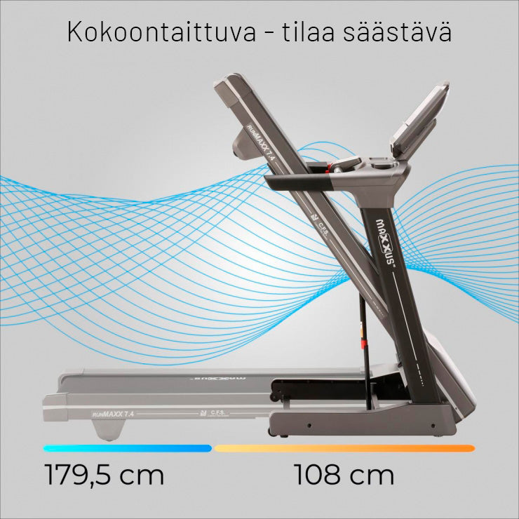 RunMaxx 7.4 sulankstomas bėgimo takelis
