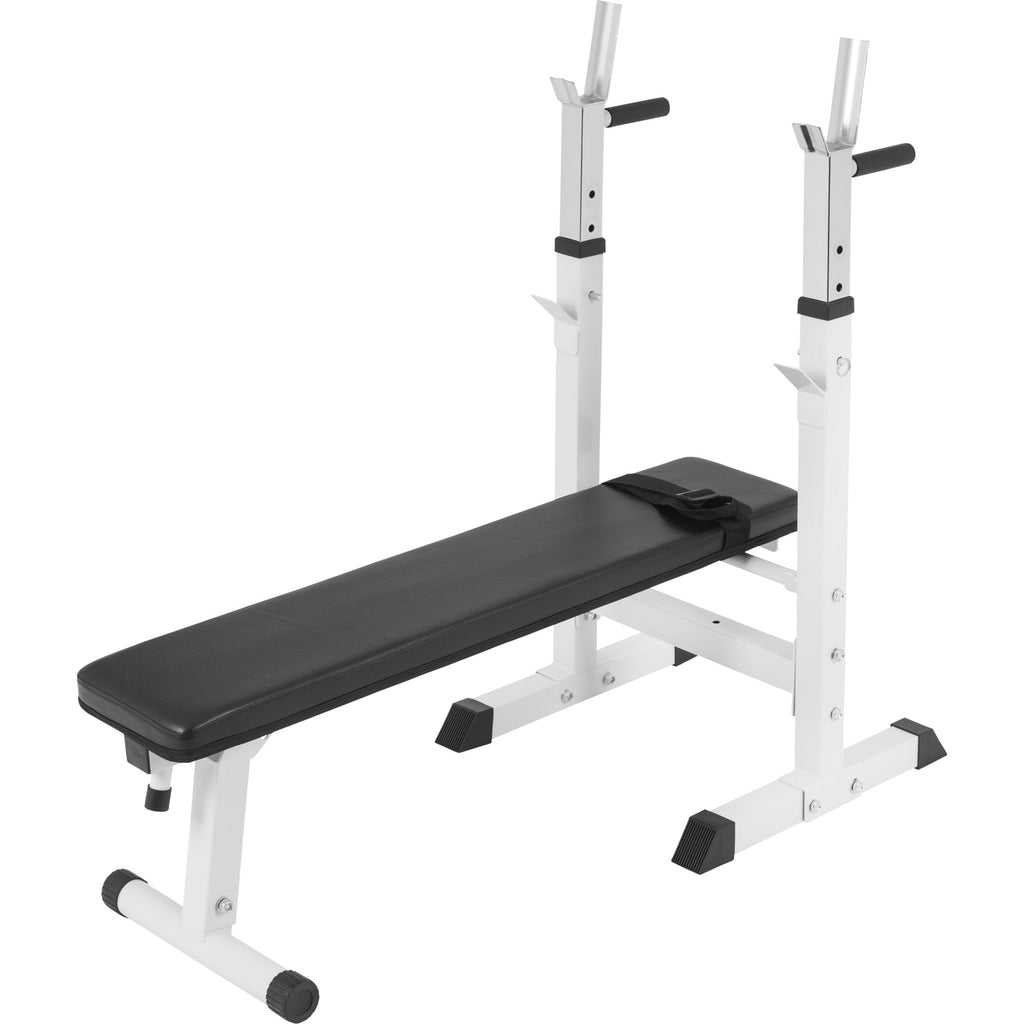 Reguliuojamas svorių kilnojimo suoliukas su 100 kg svorių rinkiniu