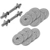 Ketaus hantelių rinkinys 27,5 kg 30/31 mm