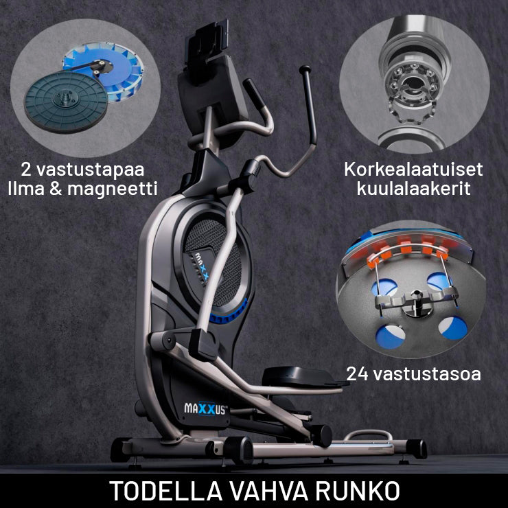 CX 9.1 elipsinis treniruoklis su oro ir magnetiniu pasipriešinimu