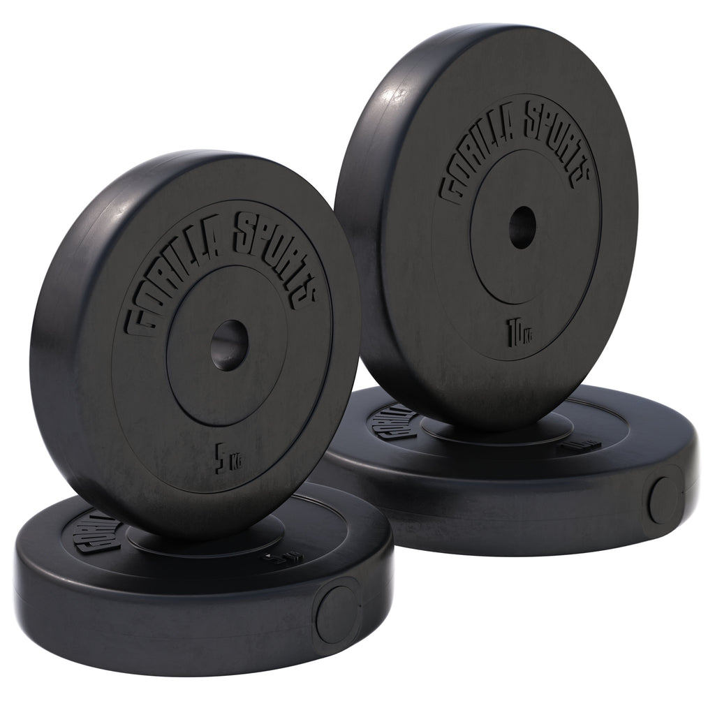 Vinilinis svorių diskų rinkinys 30 kg 30 mm