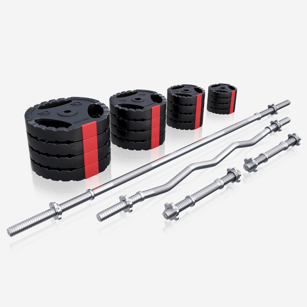 Vinilinis Tri Grip štangos rinkinys 100 kg