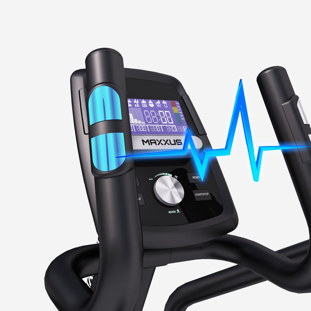 MAXXUS CX 4.3f, sulankstomas elipsinis treniruoklis, 51 cm žingsnio ilgis ir Bluetooth