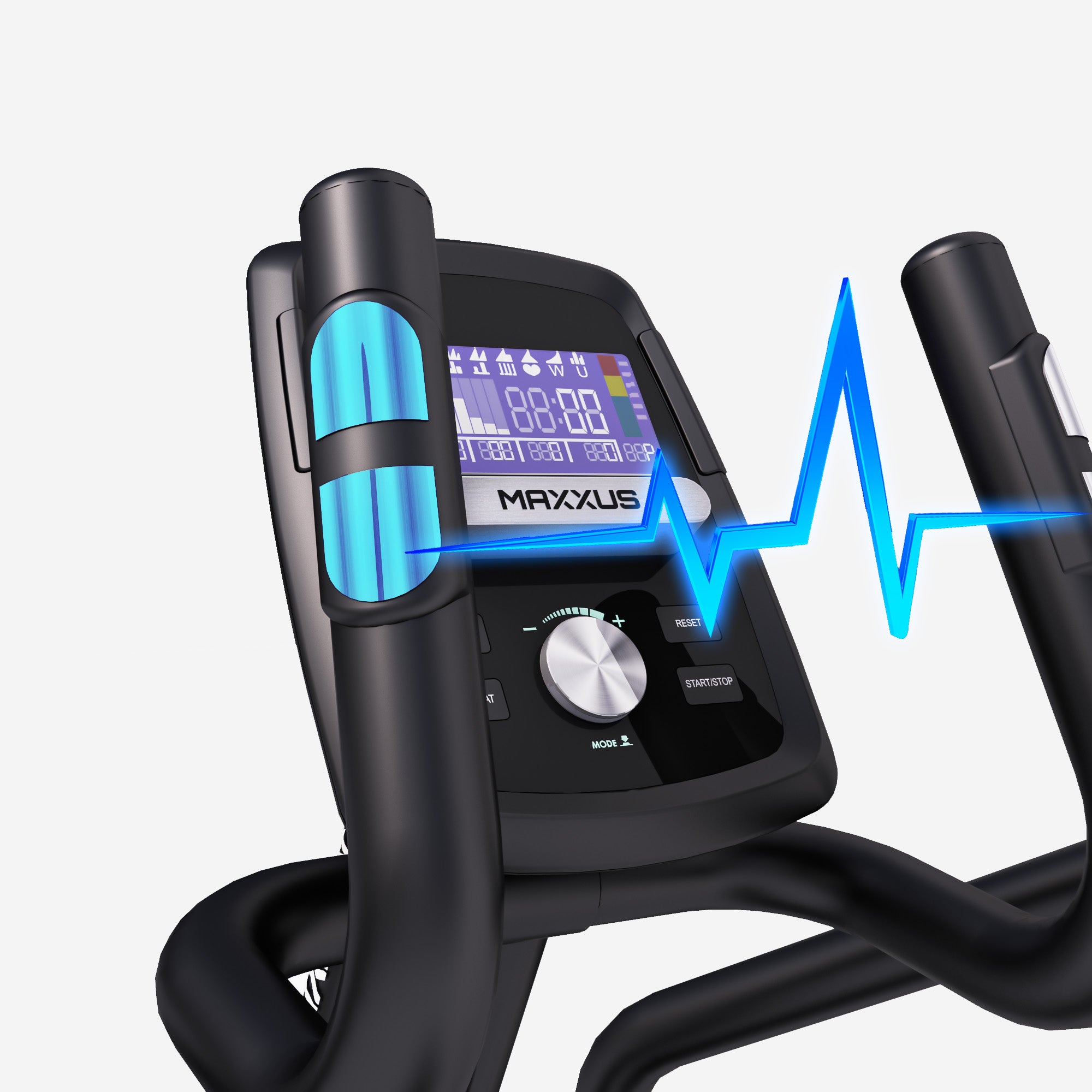 MAXXUS CX 4.3f, sulankstomas elipsinis treniruoklis, 51 cm žingsnio ilgis ir Bluetooth