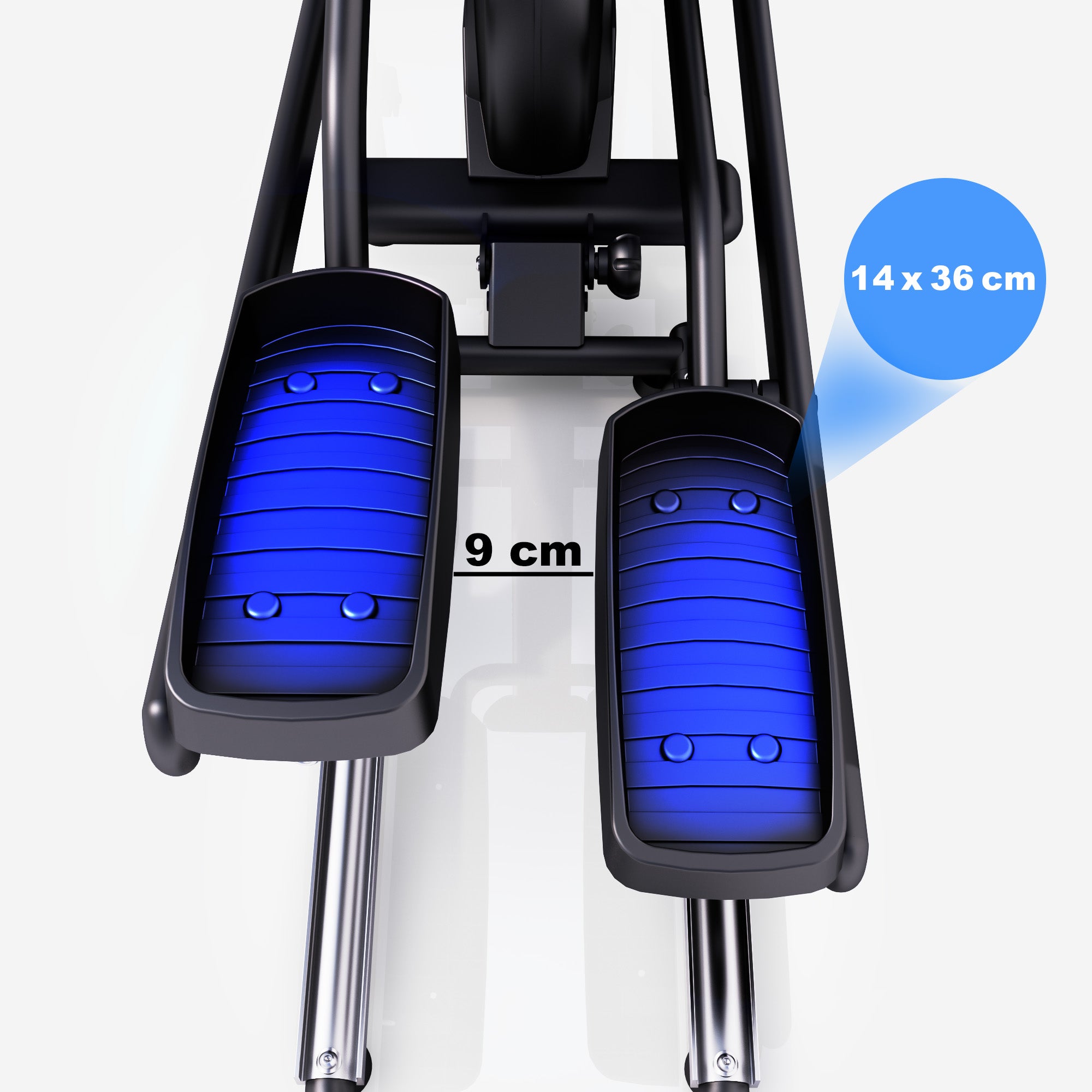 MAXXUS CX 4.3f, sulankstomas elipsinis treniruoklis, 51 cm žingsnio ilgis ir Bluetooth