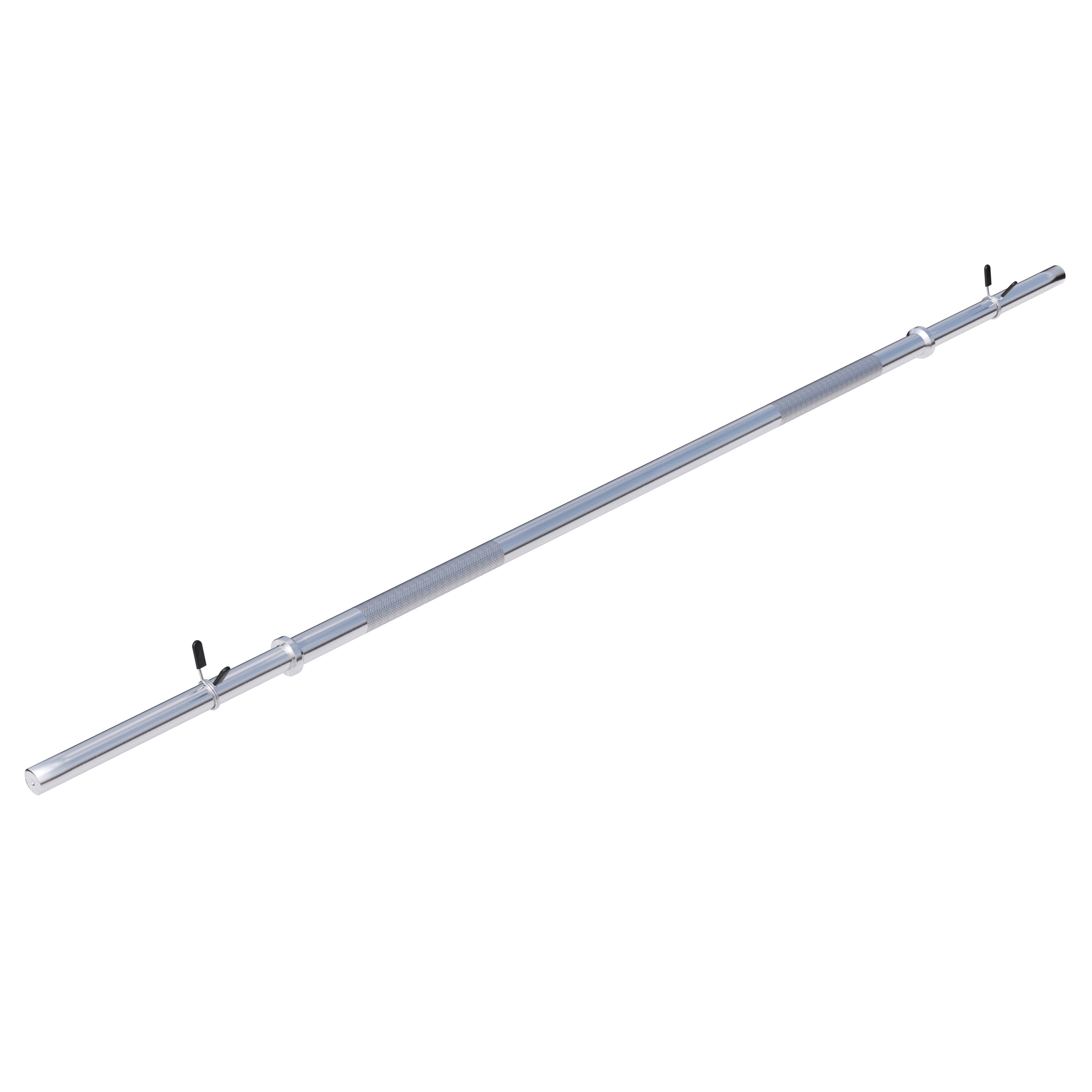 10 kg tiesi štanga 170 cm, su spyruokliniais užraktais, 30 mm
