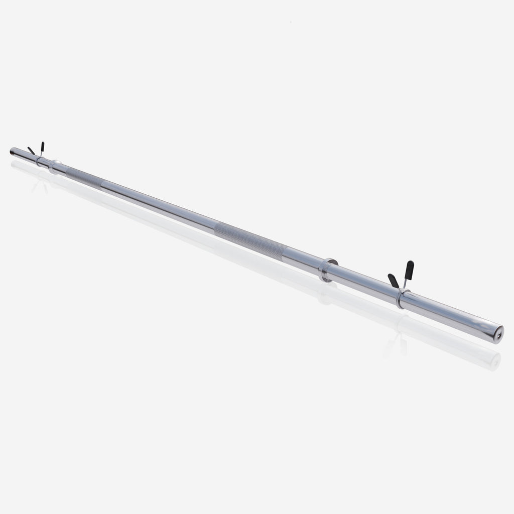 10 kg tiesi štanga 170 cm, su spyruokliniais užraktais, 30 mm