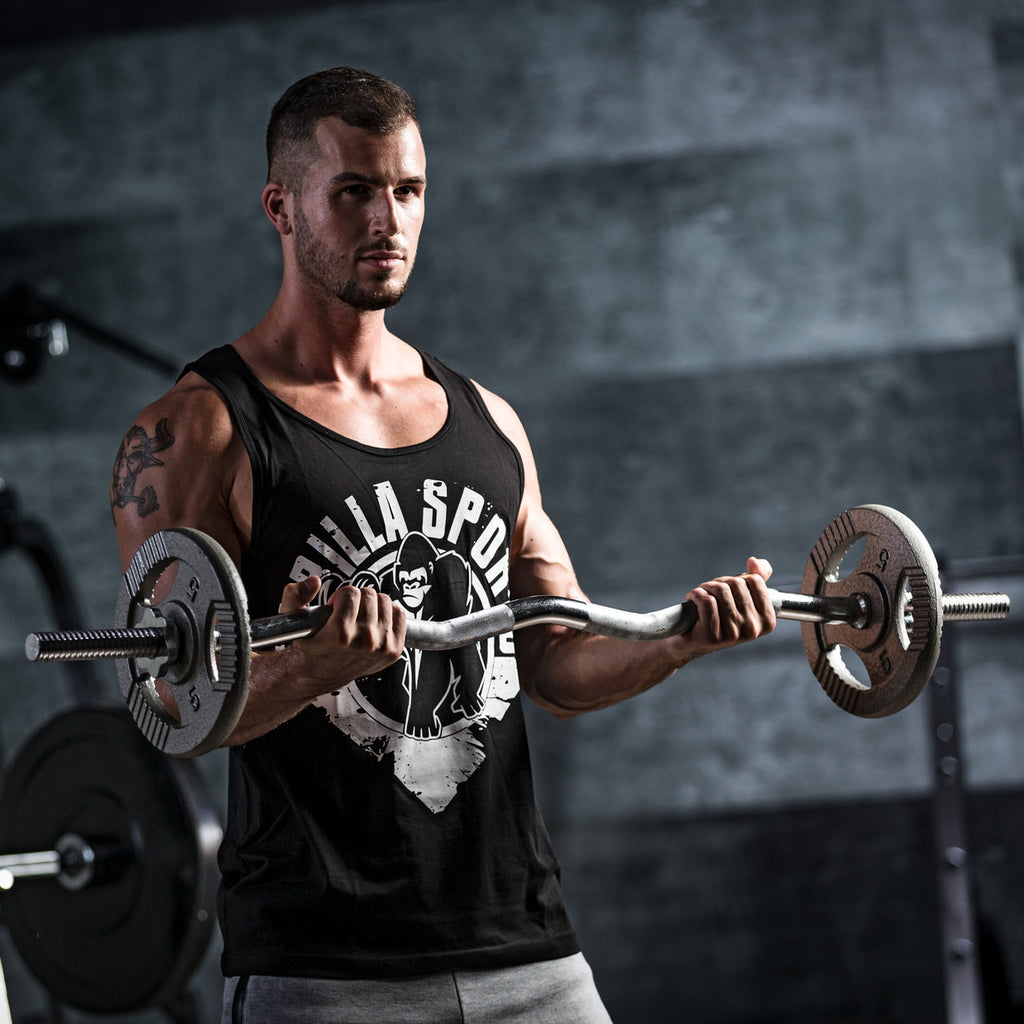 EZ bicepso grifas 120 cm su spyruokliniais užraktais