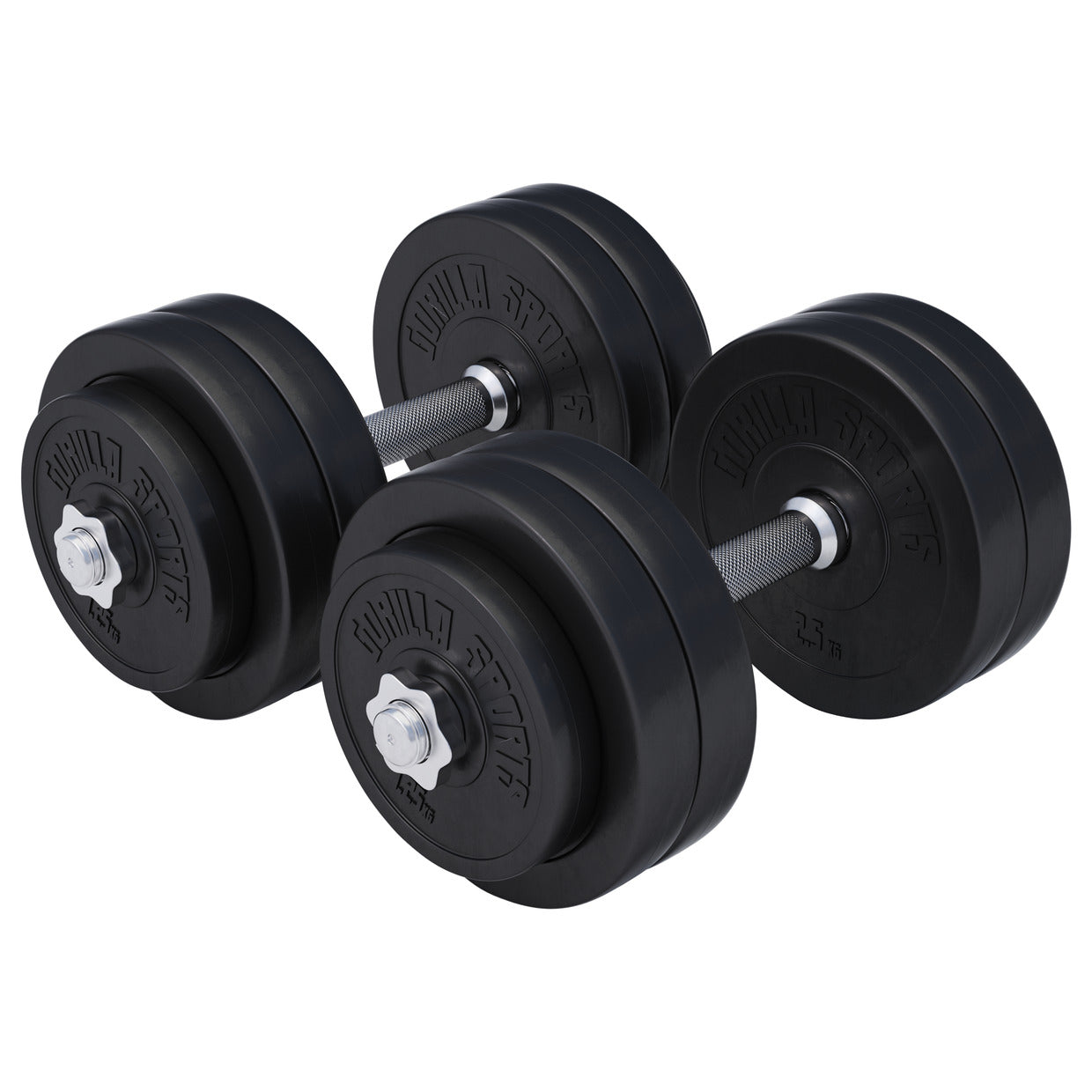 Reguliuojamas vinilinių hantelių rinkinys 30 kg, 30mm