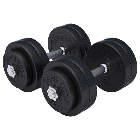 Reguliuojamas vinilinių hantelių rinkinys 30 kg, 30mm