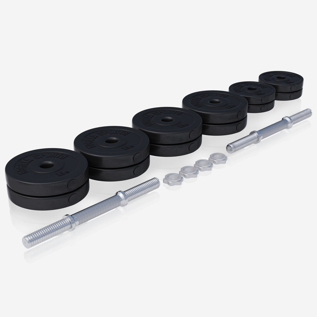 Reguliuojamas vinilinių hantelių rinkinys 30 kg, 30mm