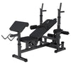 Reguliuojamas daugiafunkcis suoliukas max 280 kg, Black Edition