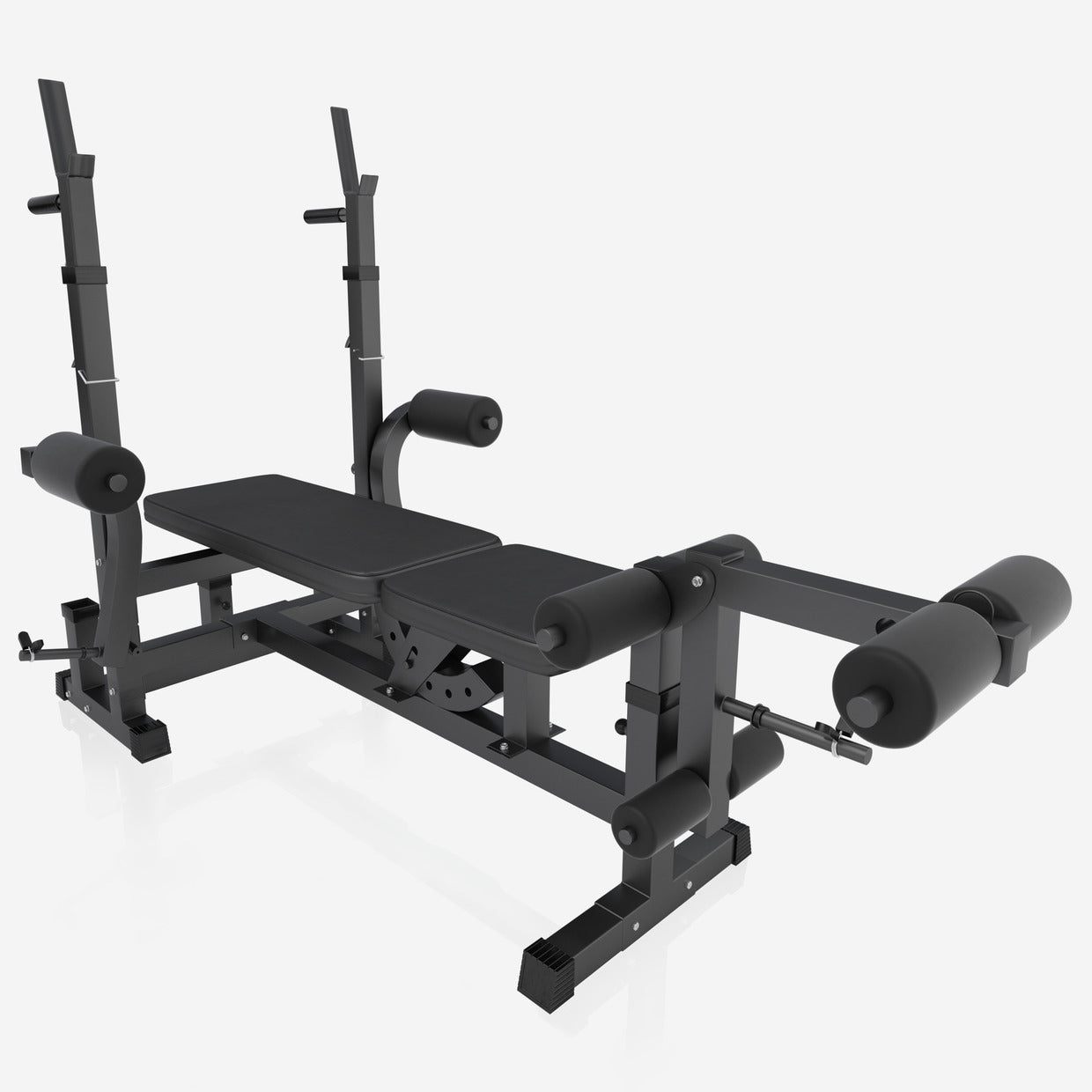 Reguliuojamas daugiafunkcis suoliukas max 280 kg, Black Edition