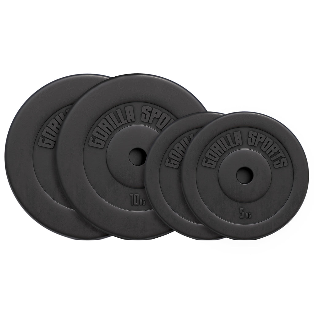 Vinilinis svorių diskų rinkinys 30 kg 30 mm