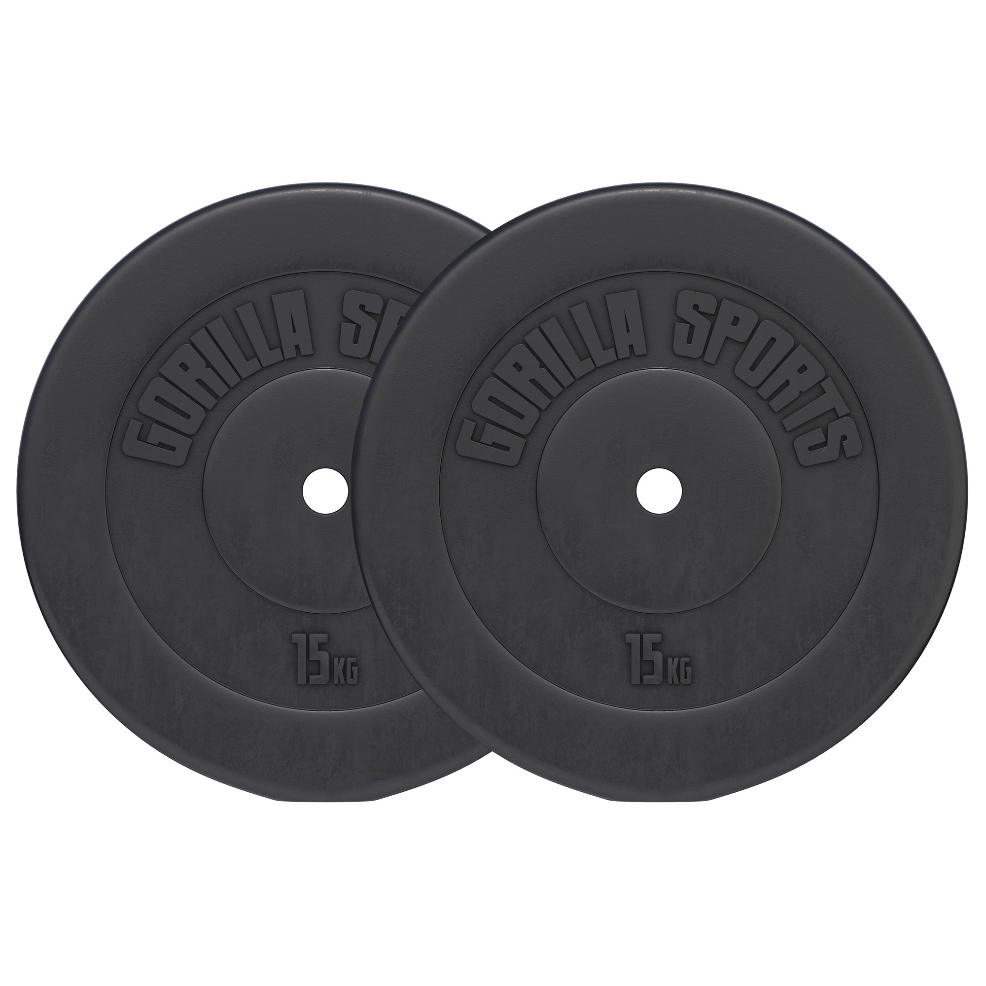 Viniliniai svorių diskai 2 x 15 kg, 30 mm