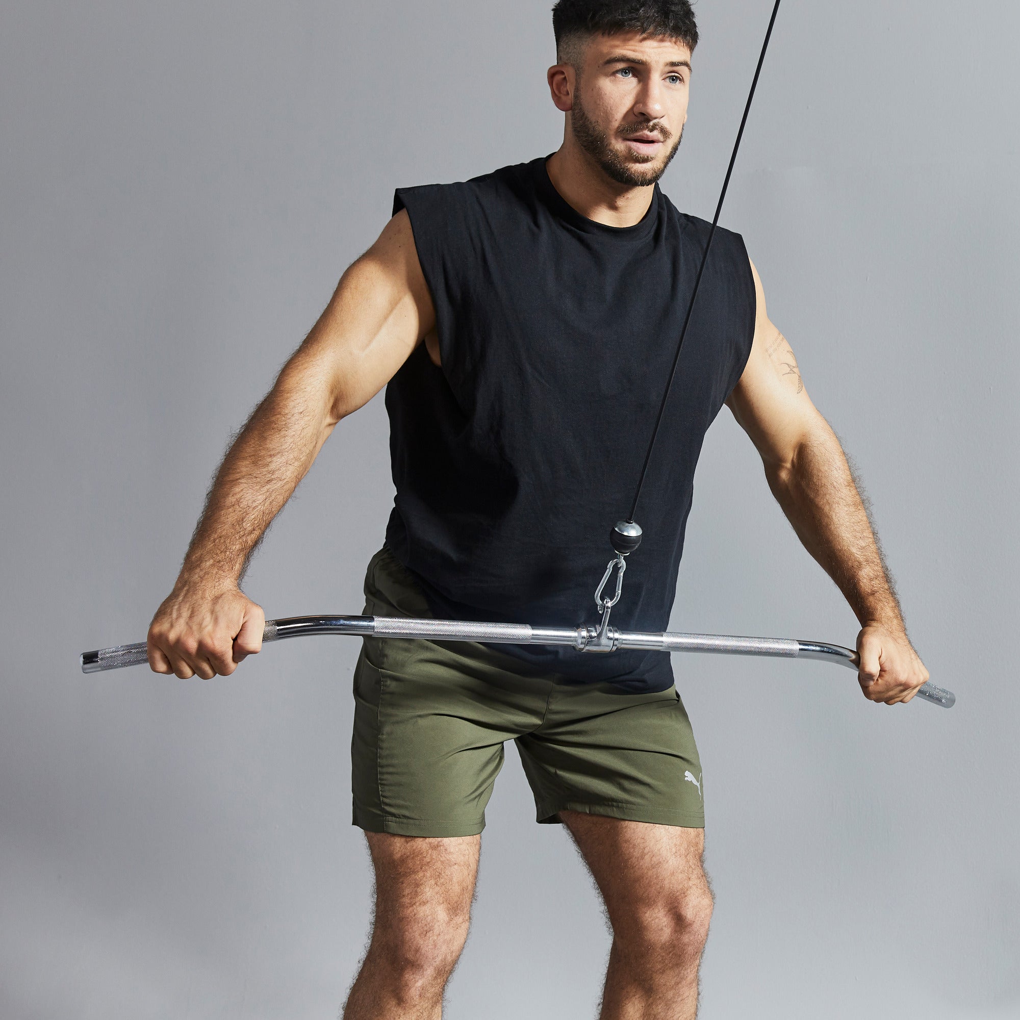 Sukamasis viršutinės traukos grifas 118 cm