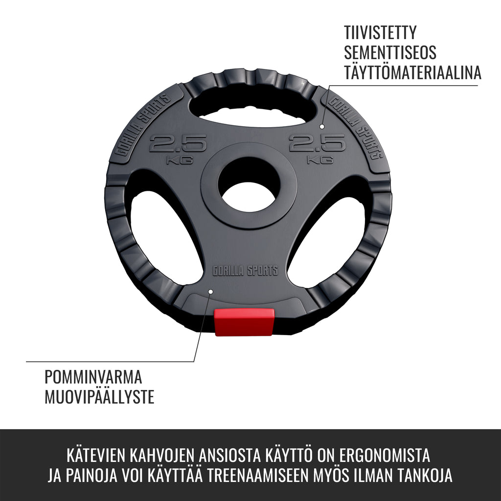 Tri Grip svorių diskų rinkinys 30 kg 50/51 mm