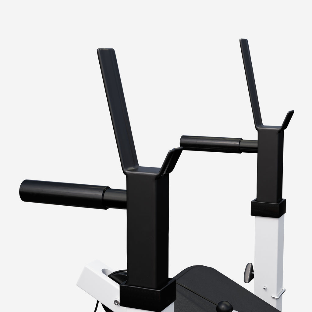 Universalus sunkumų kilnojimo suolas + 108 kg štangos rinkinys