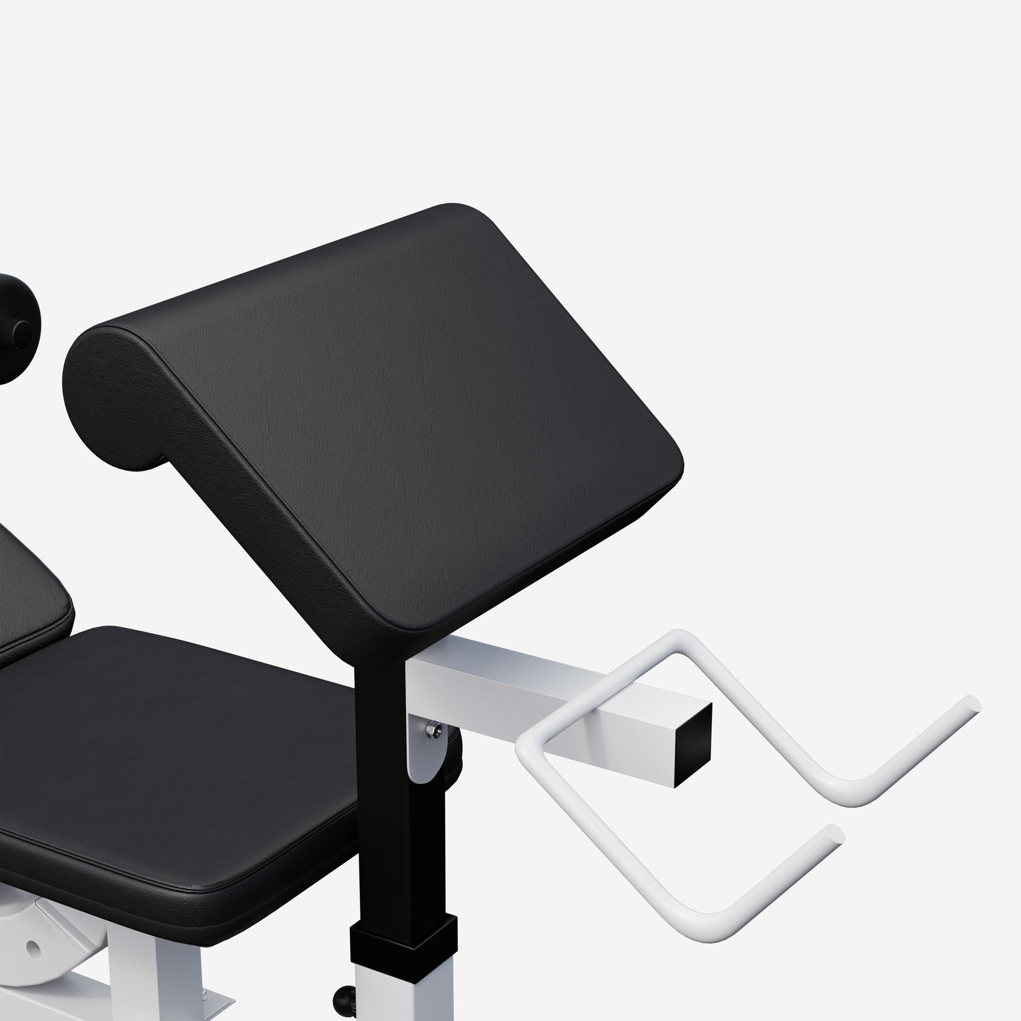 Universalus svorių suoliukas + štangos rinkinys 108 kg