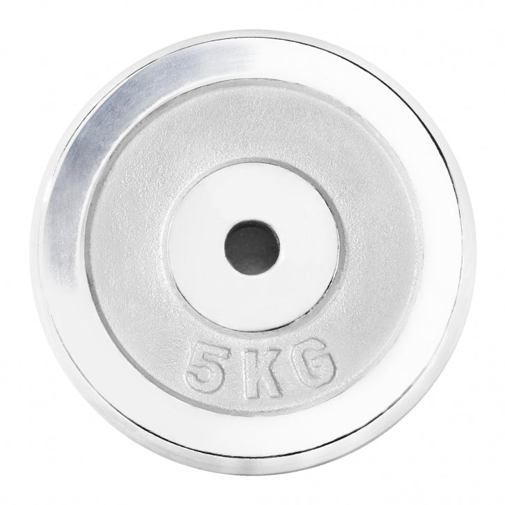 Chromuotas svorio diskas 5 kg 30 mm