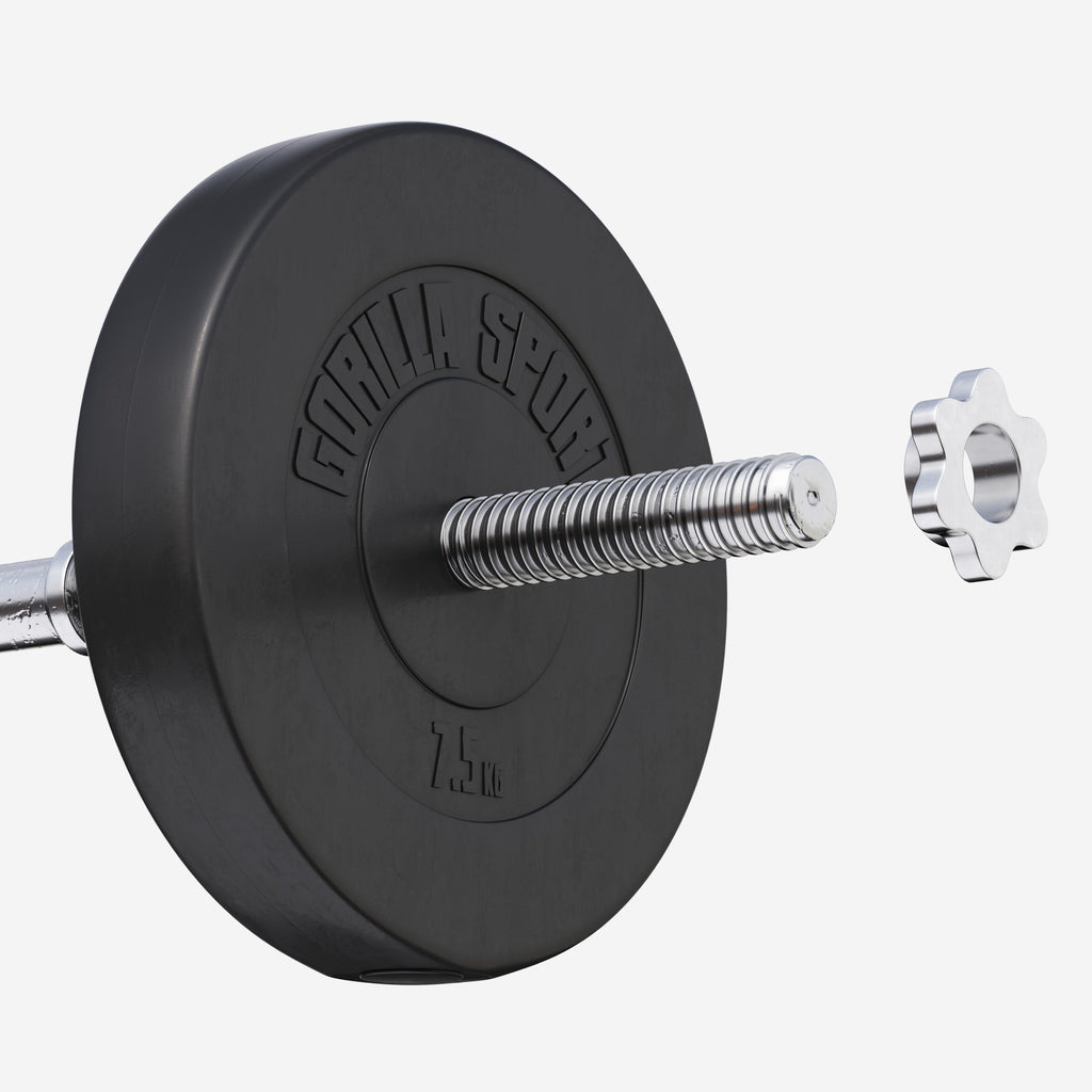 Vinilu dengtas svorio diskas 7,5 kg 30 mm