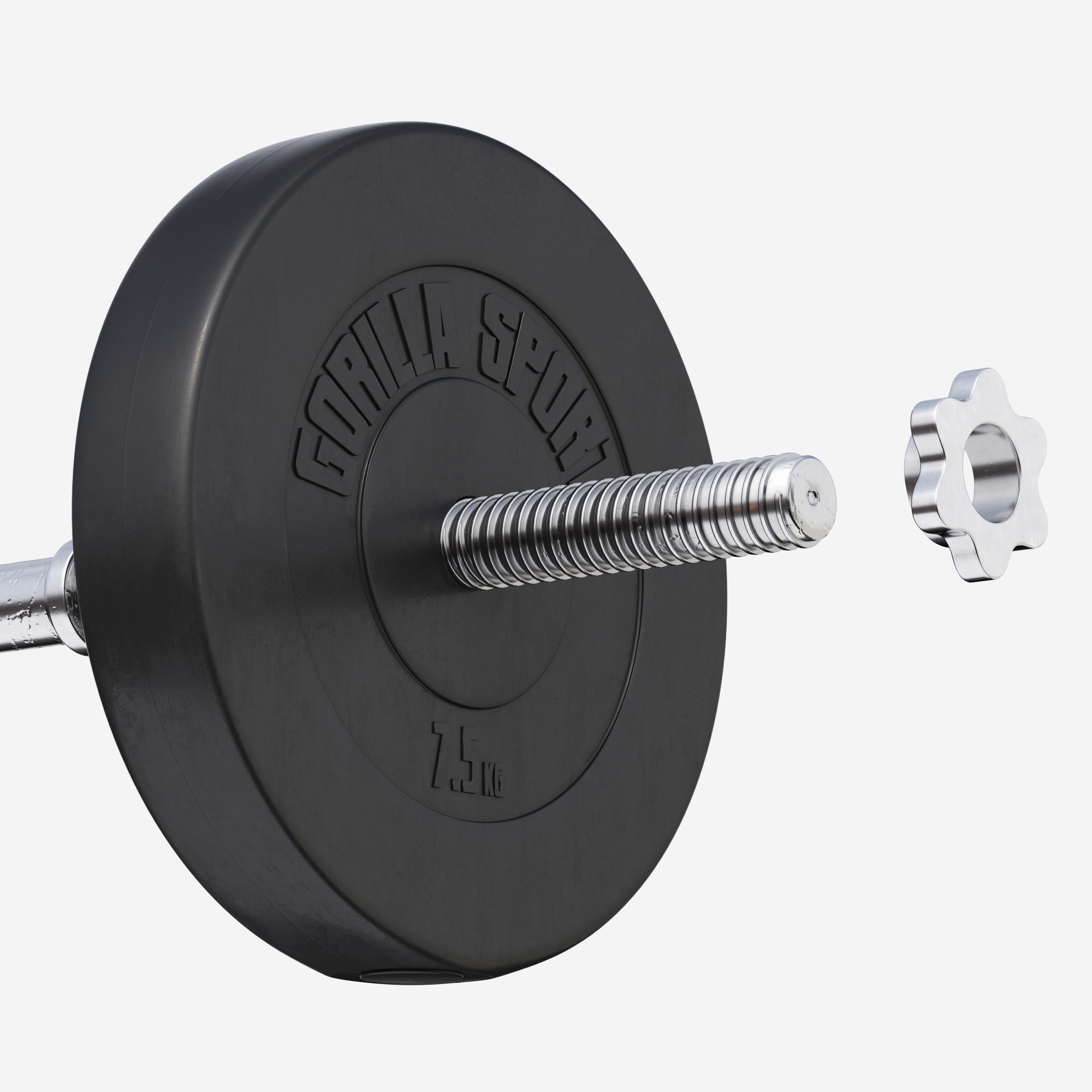 Vinilu dengtas svorio diskas 7,5 kg 30 mm
