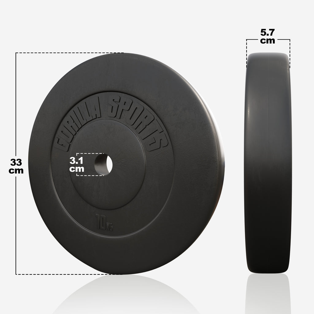 Vinilu dengtas svorio diskas 10 kg 30 mm
