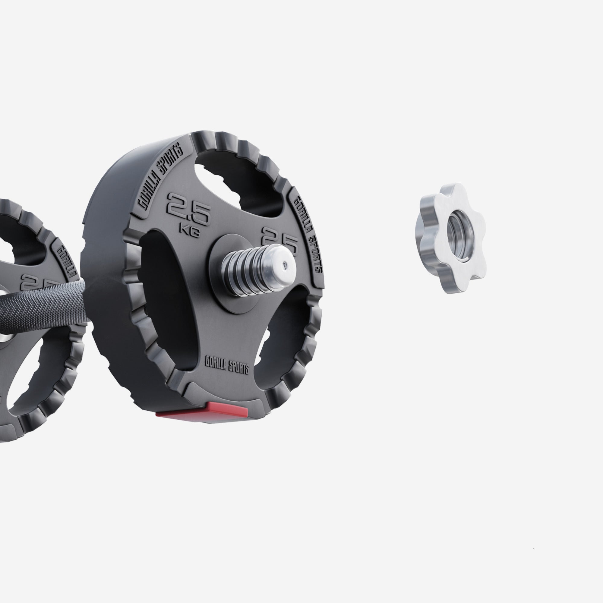 Tri Grip vinilinis svorio diskas 2,5 kg 30 mm