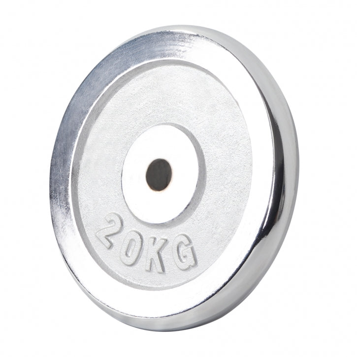 Chromu dengtas svorio diskas 20 kg, 30 mm