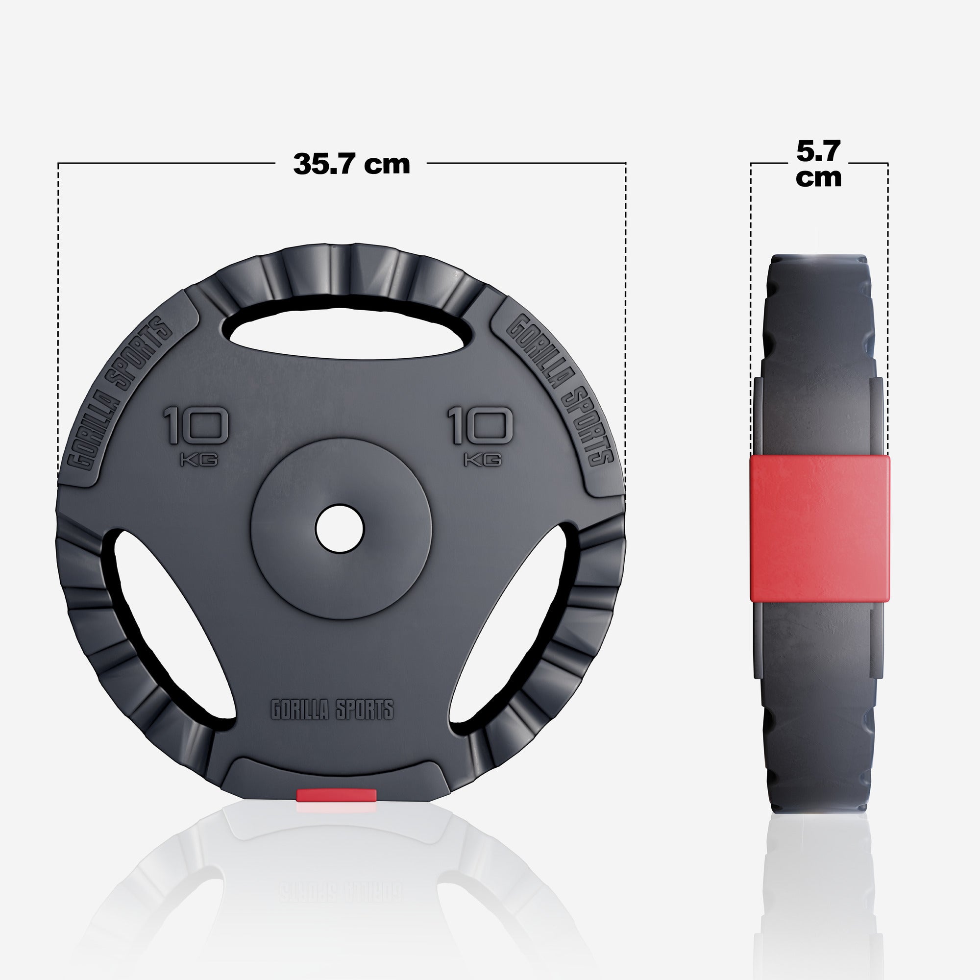 Tri Grip vinilinis svorio diskas 10 kg 30 mm