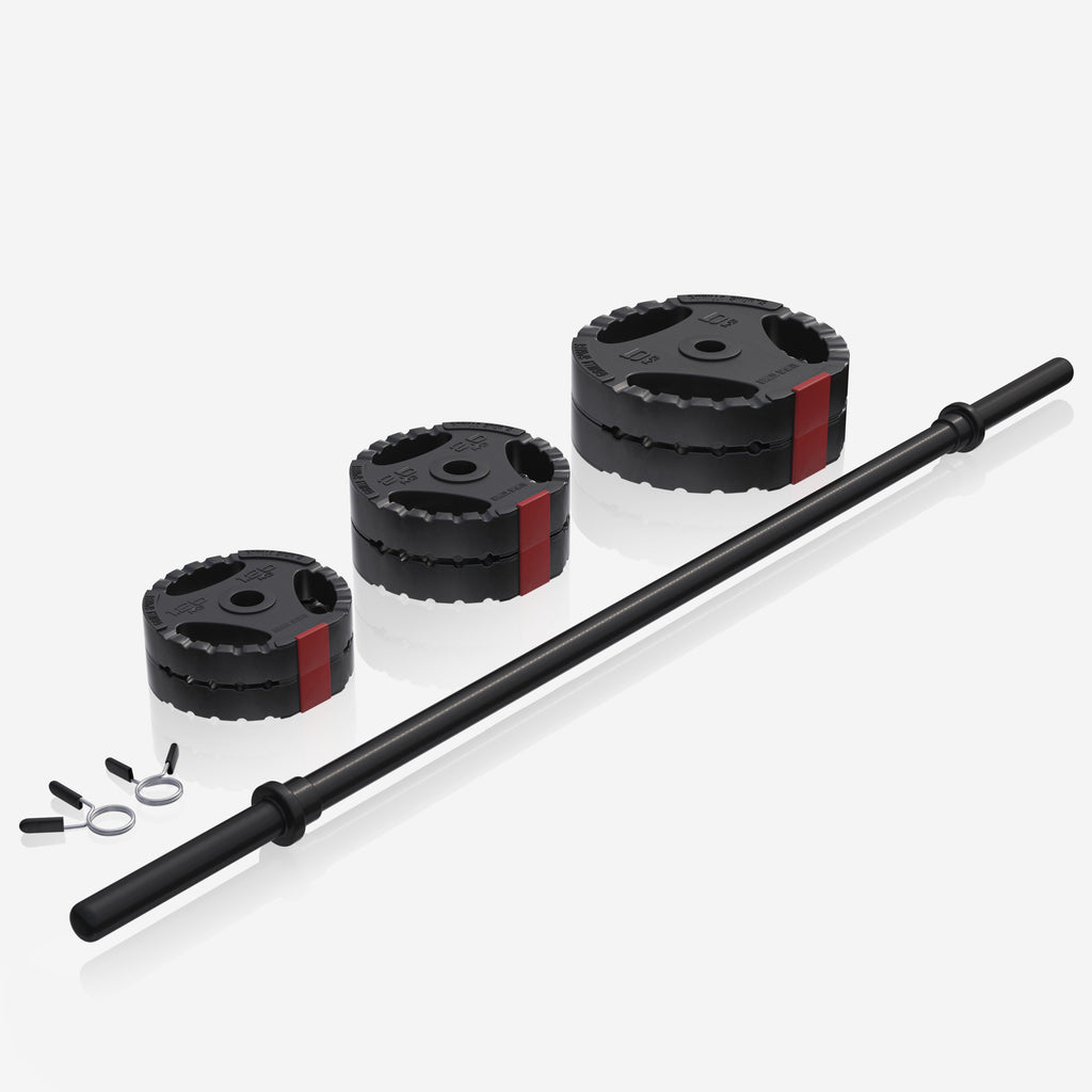 Body Pump rinkinys 19,5 kg su Tri Grip svorių diskais