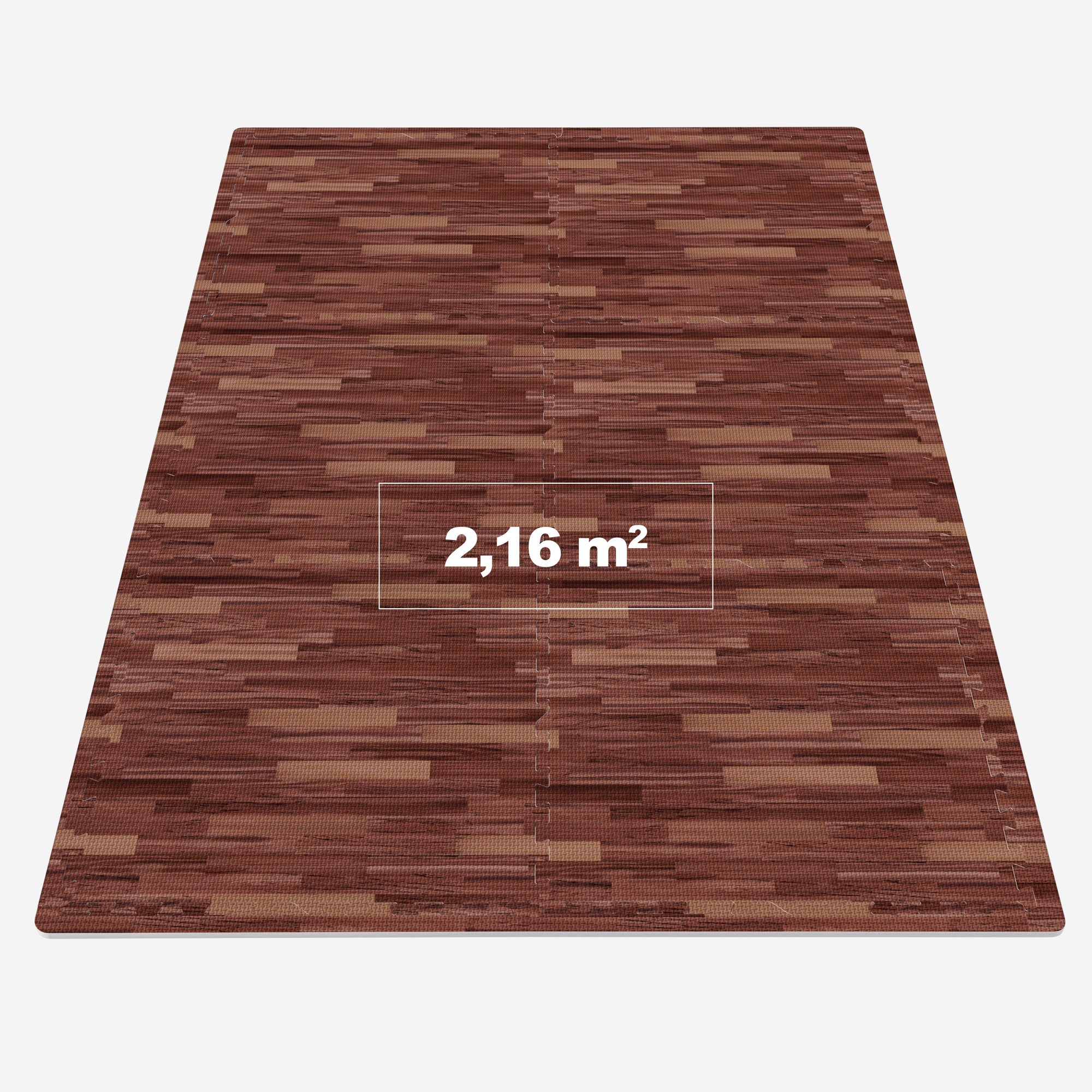 Apsauginis kilimėlis, 6 dalys + 12 kraštinių dalių, 60 x 60 x 1,2 cm