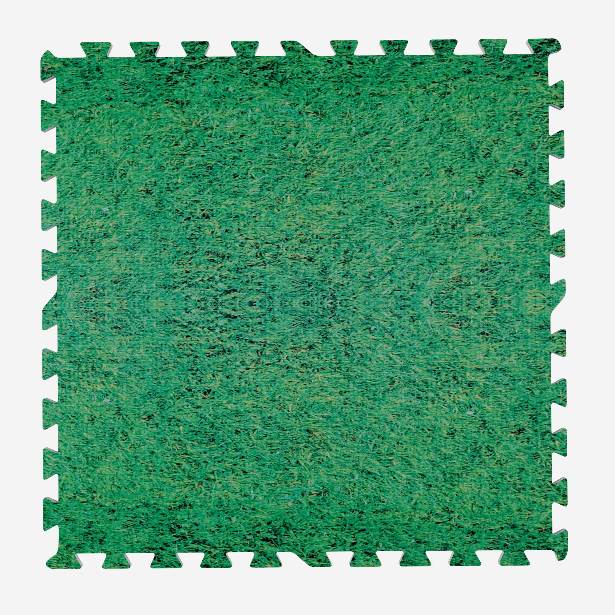 Treniruočių kilimėlis, 8 dalys 60 x 60 x 1,2 cm, žolės raštas
