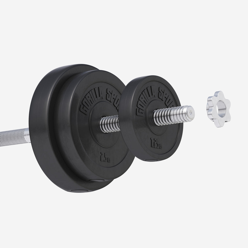 Vinilinis svorių diskų rinkinys 27,5 kg 30 mm