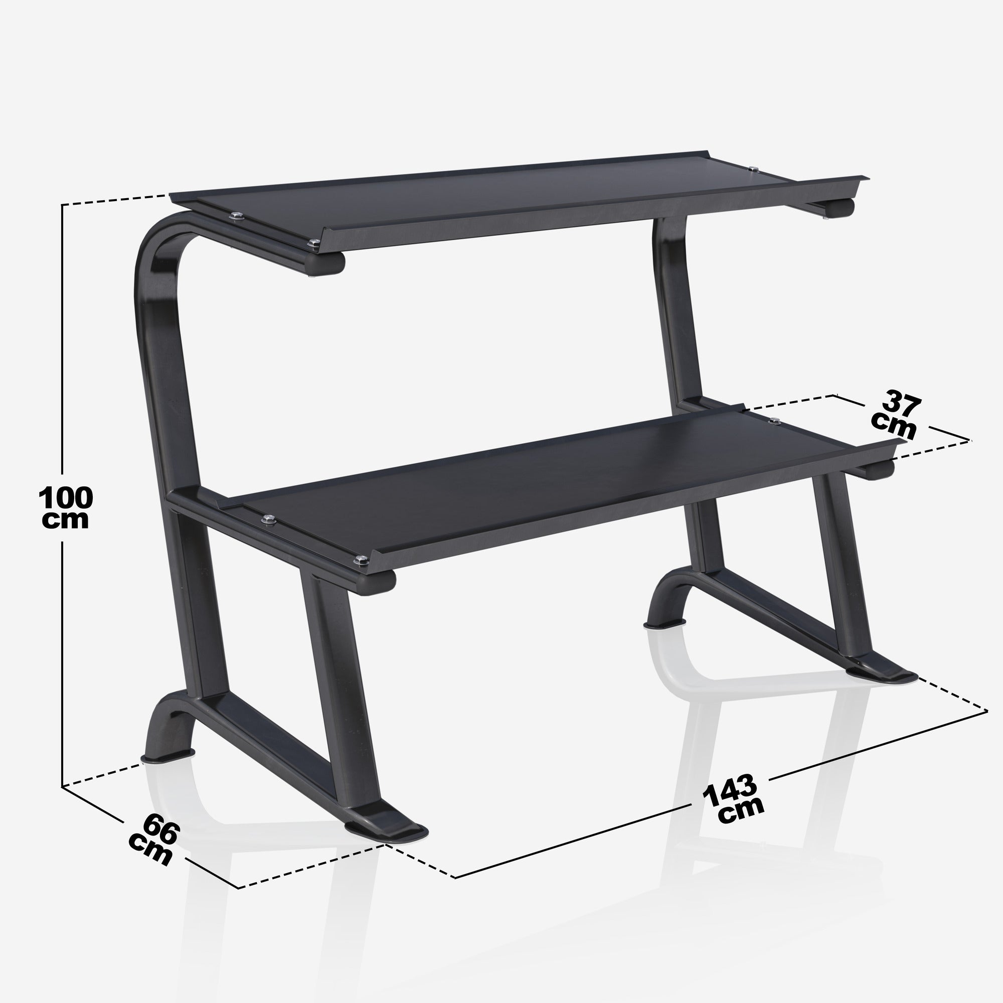 Hexagon hantelių rinkinys 237 kg su stovu