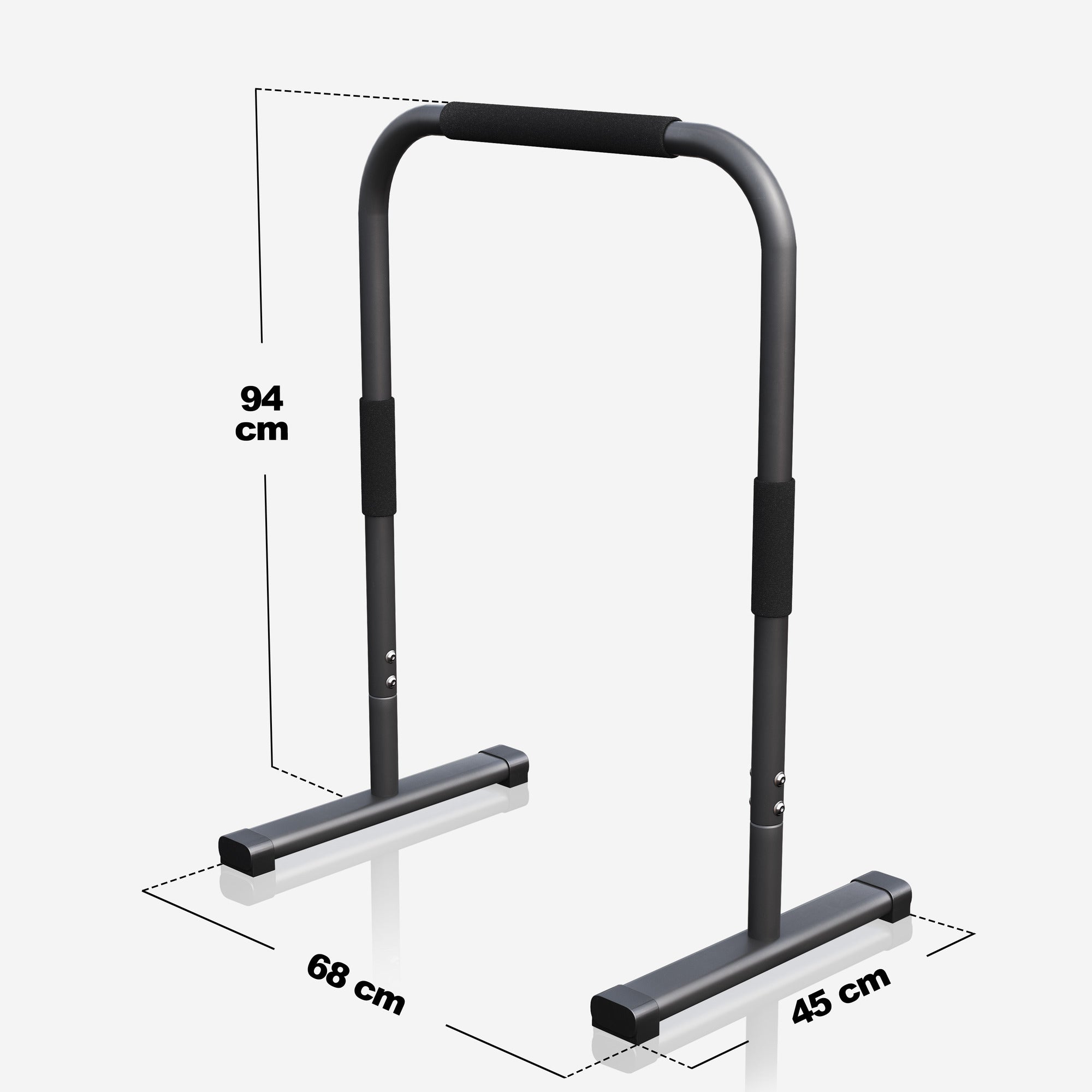 Lygiagretės / atraminiai stovai namams 94 cm kūno svorio treniruotėms
