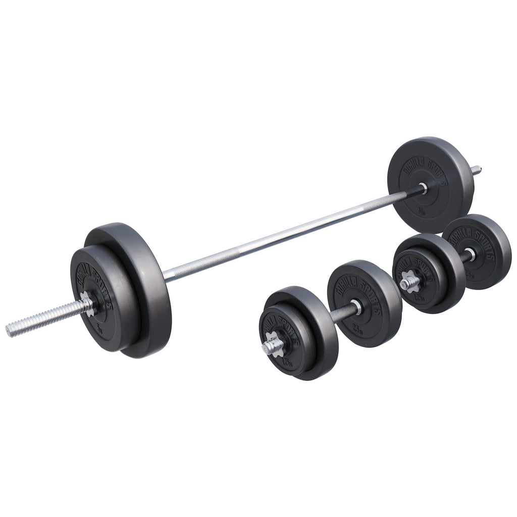 Vinilinis štangos rinkinys 60 kg su grifu