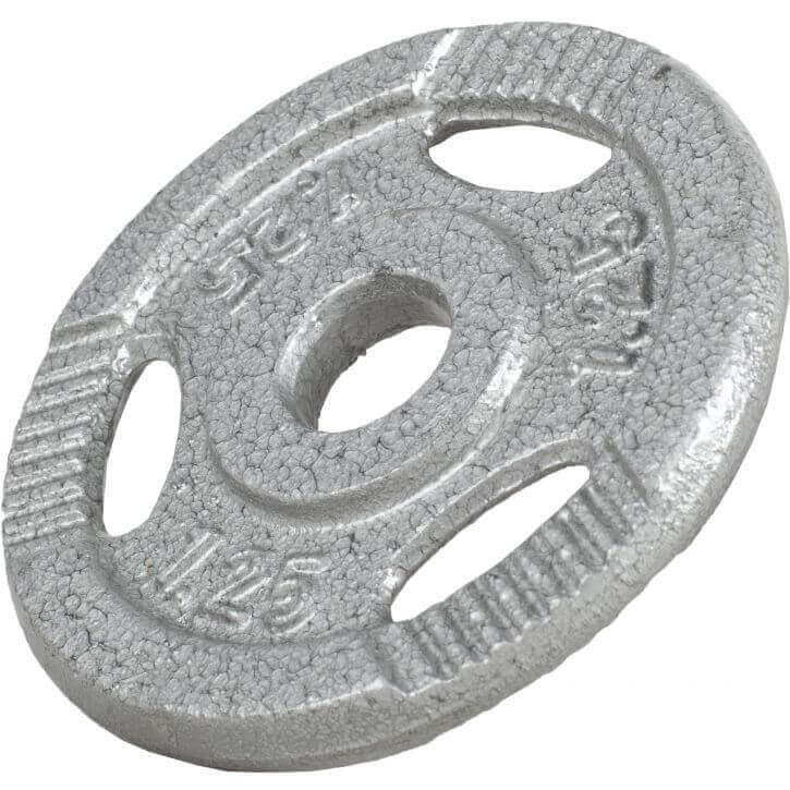 Ketaus svorio diskas su rankenomis 1,25 kg 30 mm