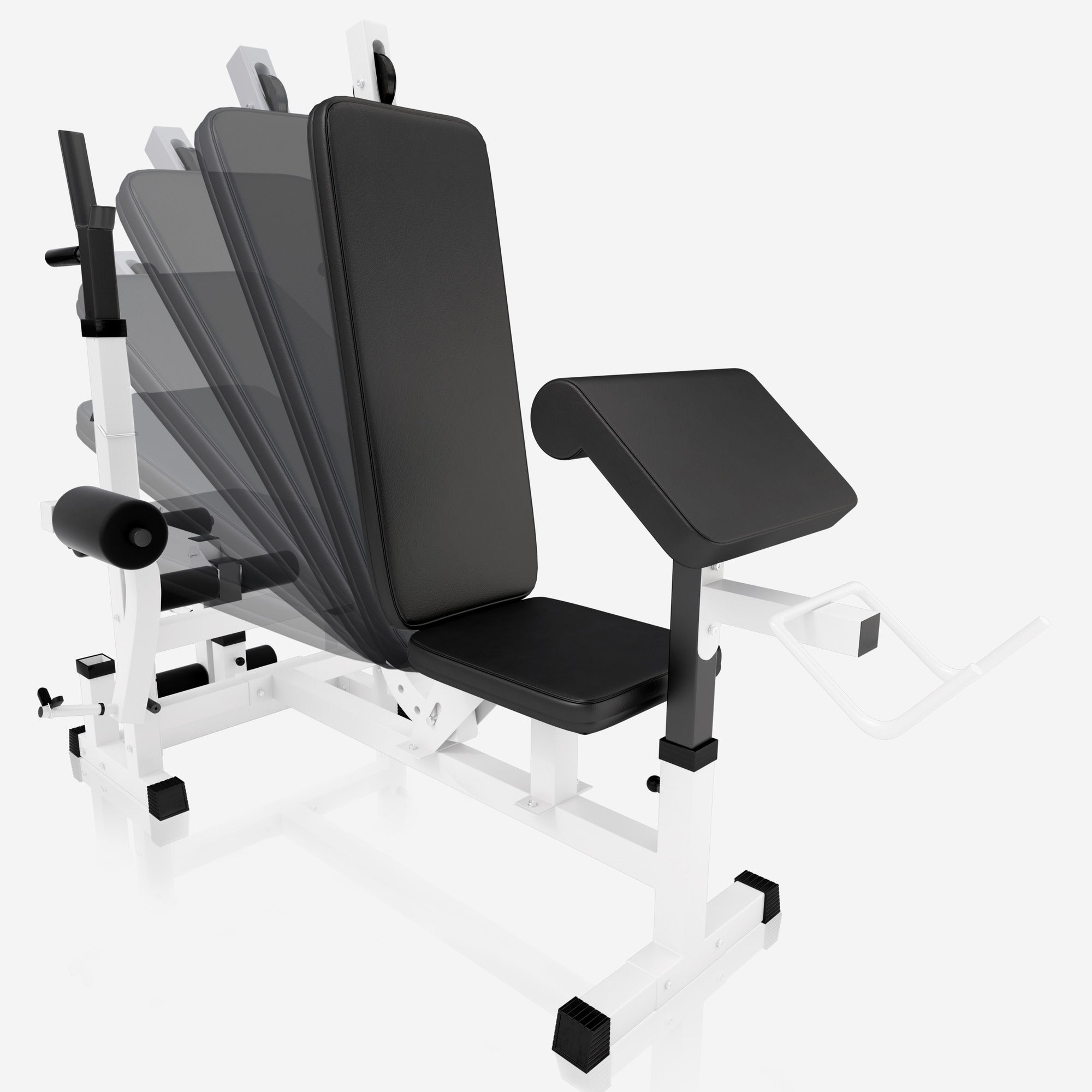 Universali daugiafunkcė treniruočių stotis + 100 kg štangos rinkinys