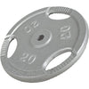 Ketaus svorio diskas su rankenomis 20 kg 30 mm