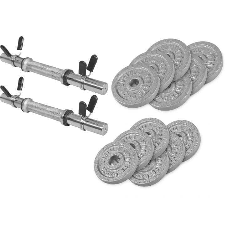 Ketaus hantelių rinkinys 26,5 kg 30/31 mm