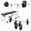 Reguliuojamas svorių suolelis su 100 kg Tri Grip rinkiniu