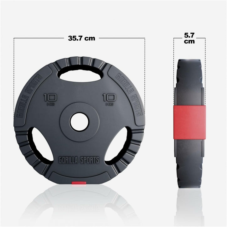 Tri Grip vinilinis svorio diskas 10 kg 50 mm