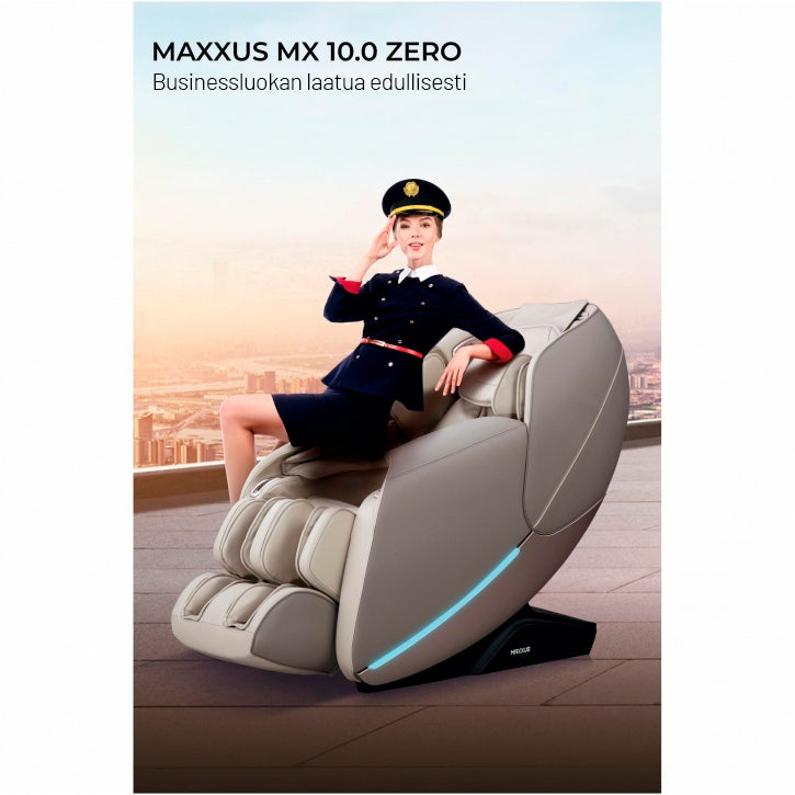 MX 10.0 masažo kėdė, šampano/beige spalvos