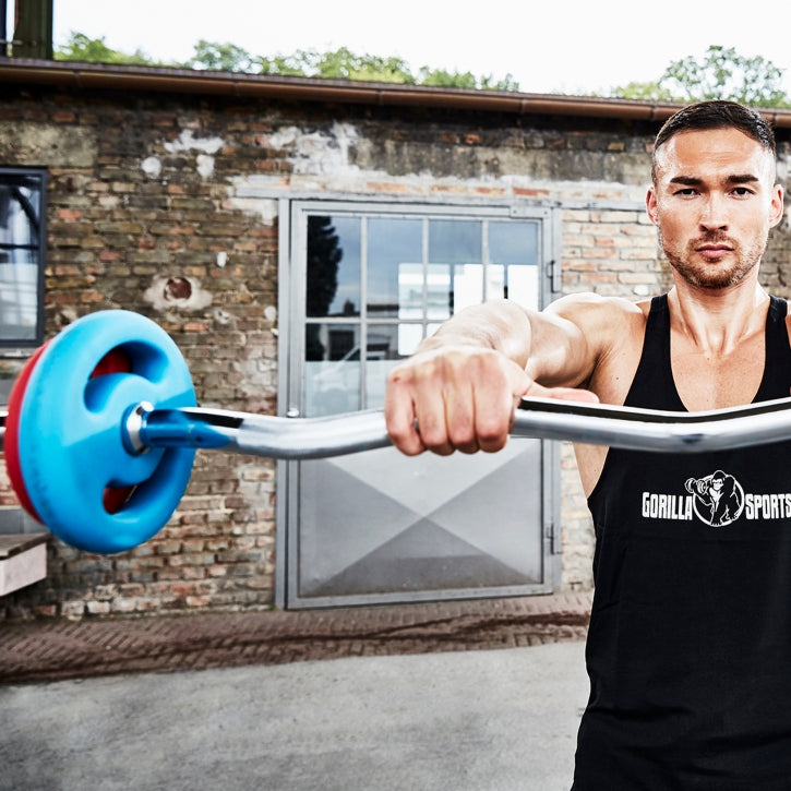 EZ bicepso grifas 120 cm su spyruokliniais užraktais