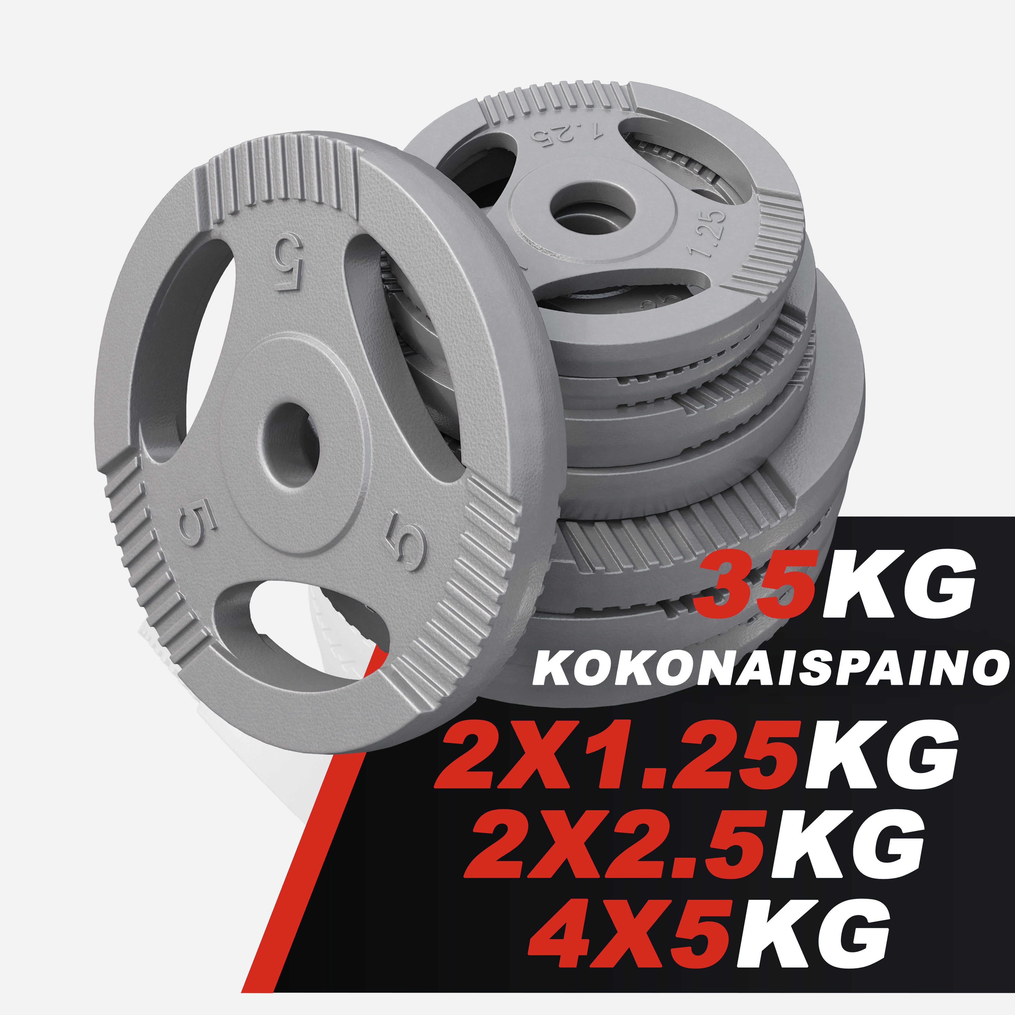 Tri Grip štangos rinkinys 35 kg su EZ grifu