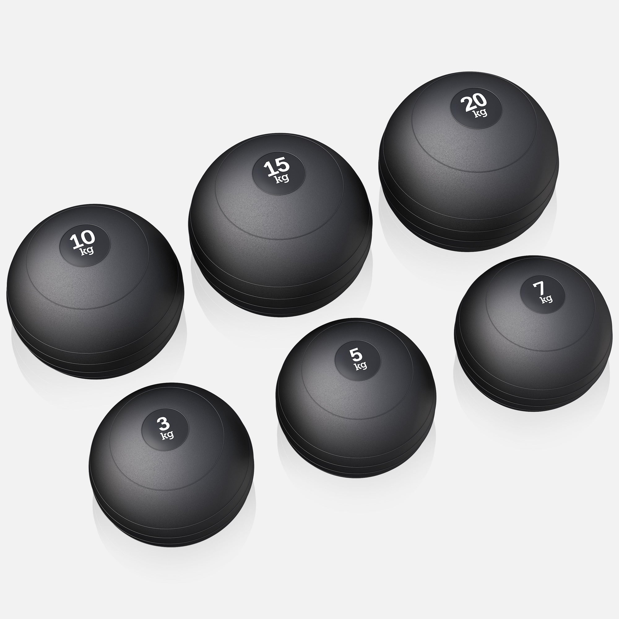 Slam Ball medicininis kamuolys 3–20 kg, sukibimą užtikrinantis guminis paviršius