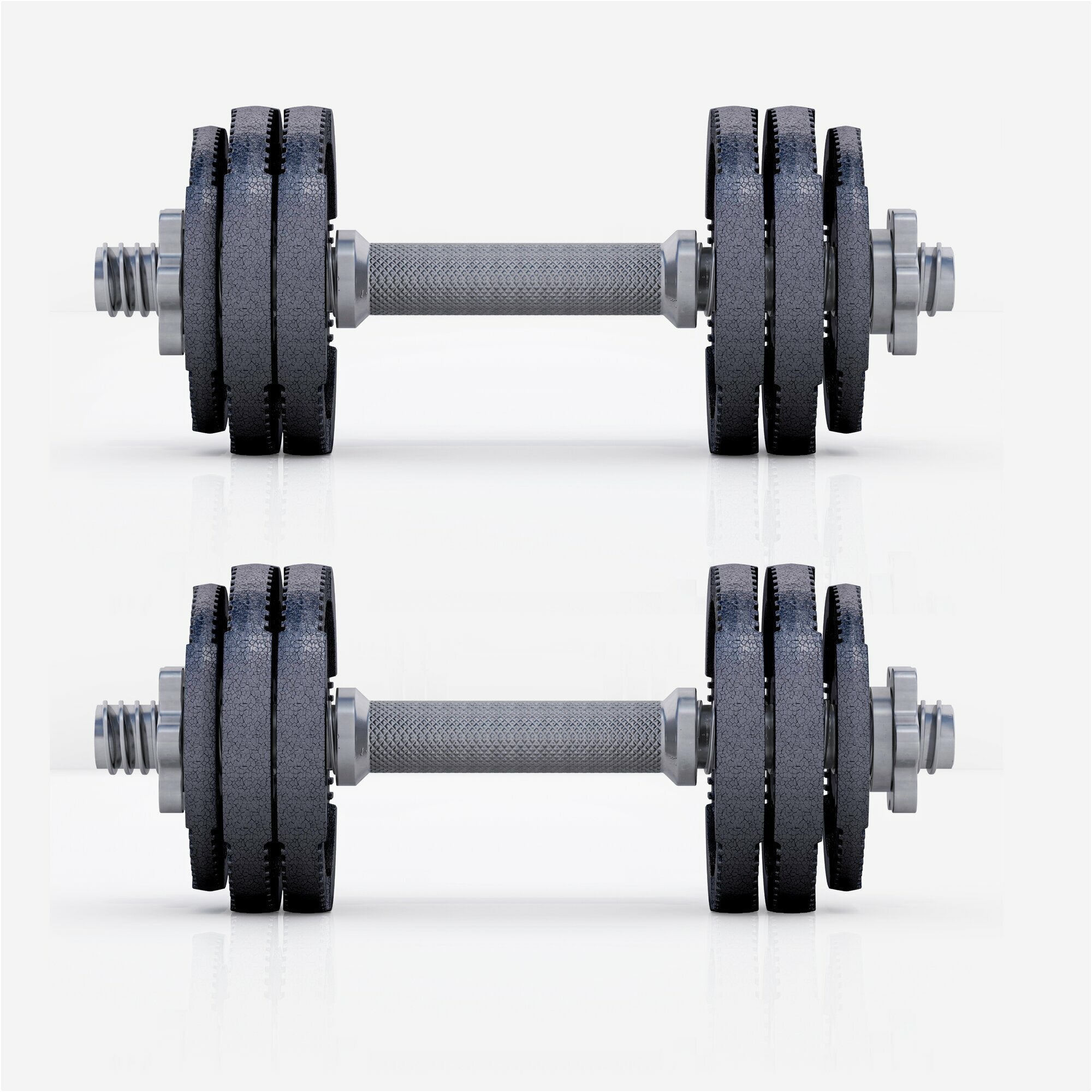 Tri Grip hantelių rinkinys 30 kg su srieginiais užraktais