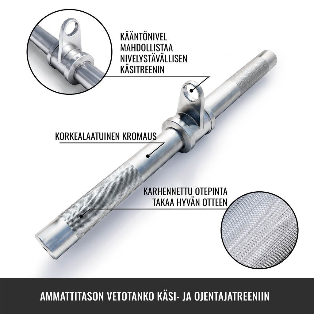 Besisukantis tiesus traukos strypas skriemulių sistemai 50 cm